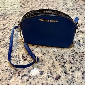 Christian Siriano Royal Blue Crossbody Bag
